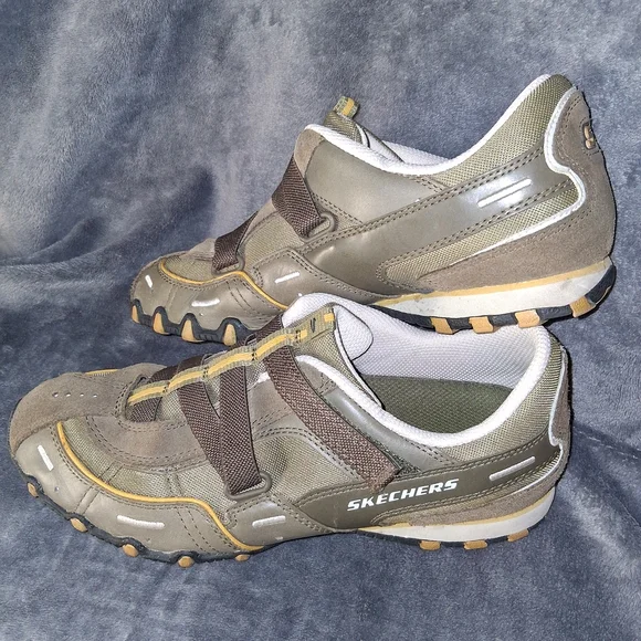 Skechers Olive and Tan Athletic Shoes - Picture 4 of 5